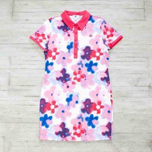 Juicy Couture Flower Power Ribbed Polo Dress size XL